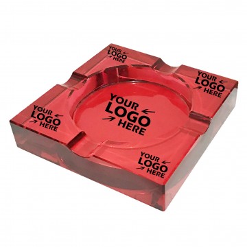 Solid Color Acrylic Cigar Ash Tray